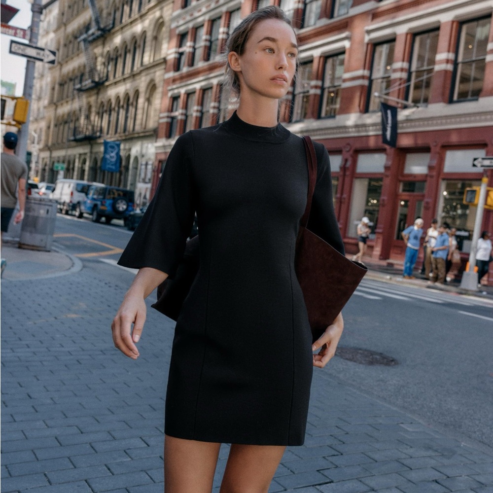 ZARA Plain Knit Mini Dress